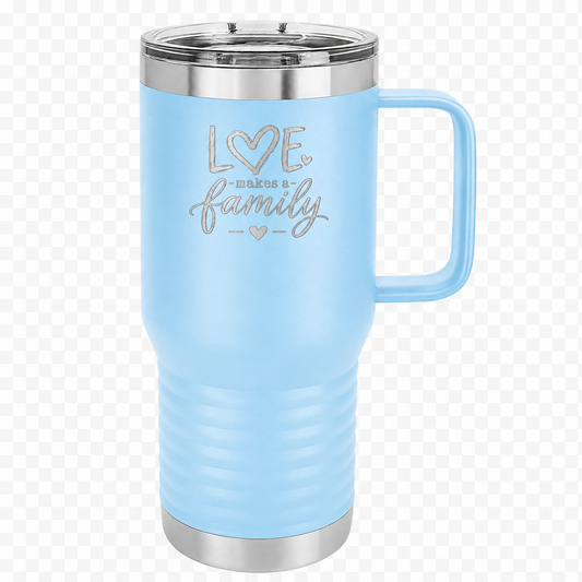 20 oz Travel Mug with Handle and Slider Lid - Polar Camel