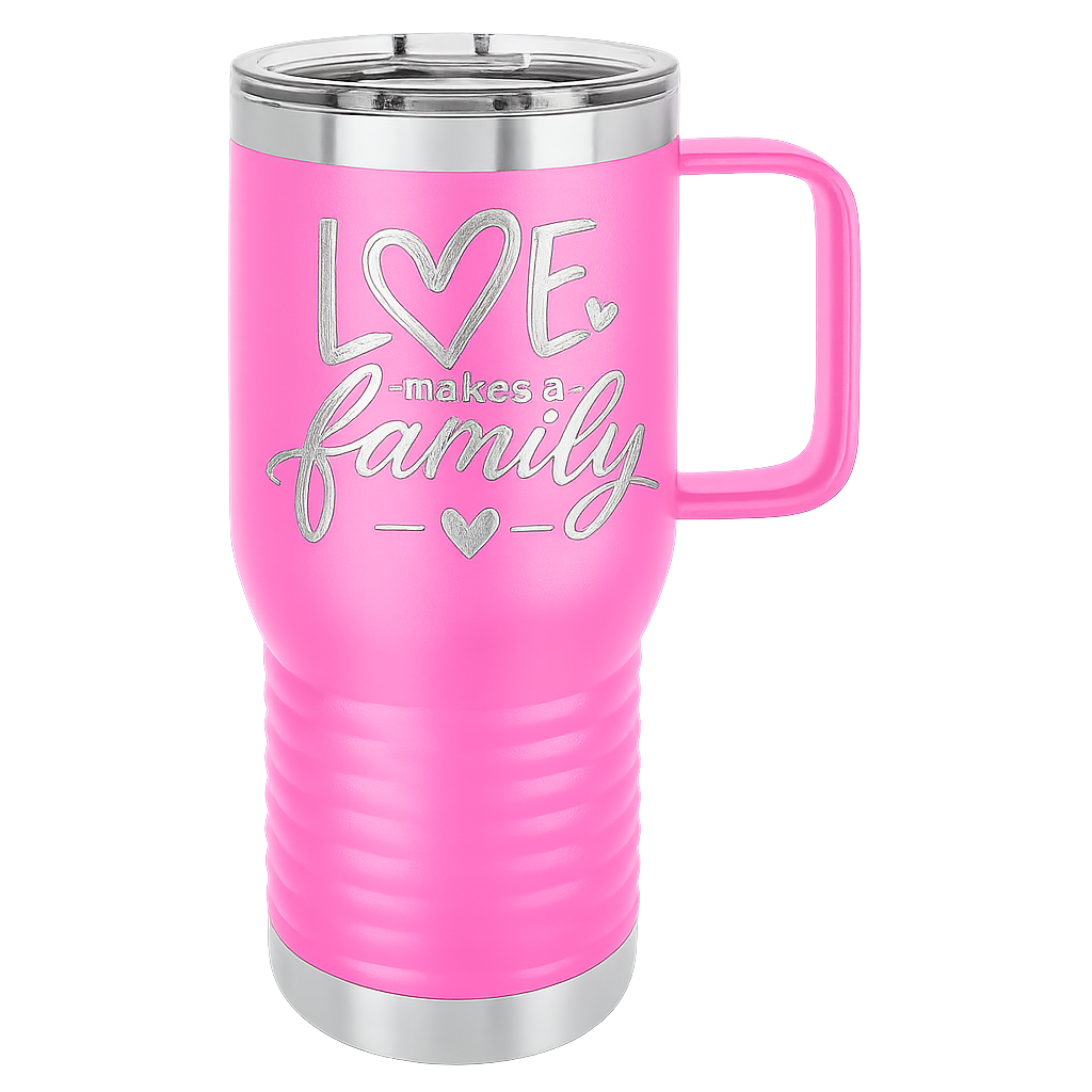 20 oz Travel Mug with Handle and Slider Lid - Polar Camel