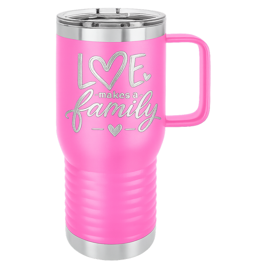 20 oz Travel Mug with Handle and Slider Lid - Polar Camel
