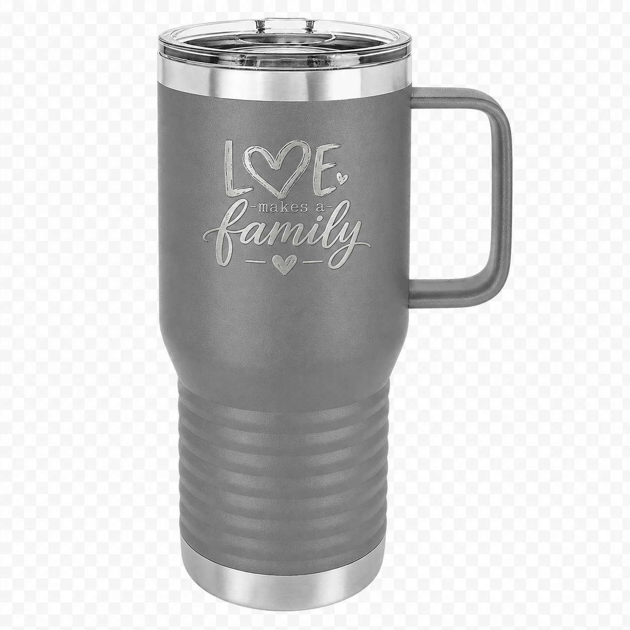 20 oz Travel Mug with Handle and Slider Lid - Polar Camel
